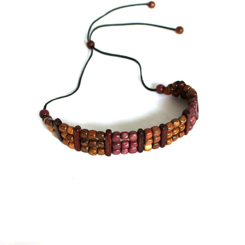 Wood Choker Necklace - Natural Artist
