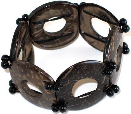 Coconut Bracelet - Circles - Natural Artist