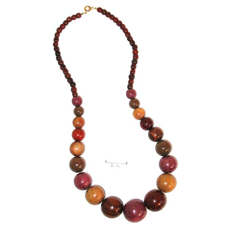 Wood Necklace - Luce - Natural Artist