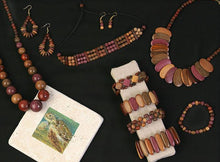 Wood Necklace - Aura - Natural Artist