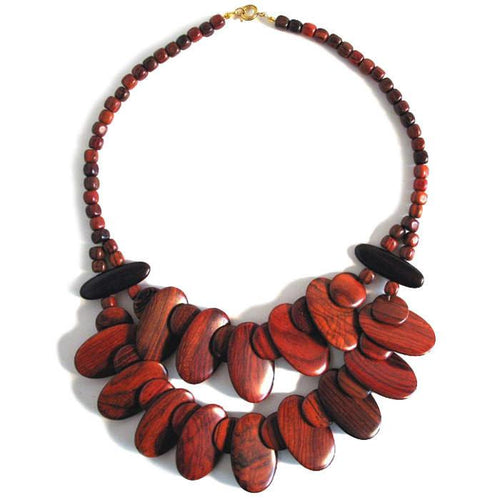 Rosewood Necklace - Amazonia - Natural Artist