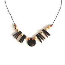 Coconut and Tagua Seed Necklace - Natural Artist